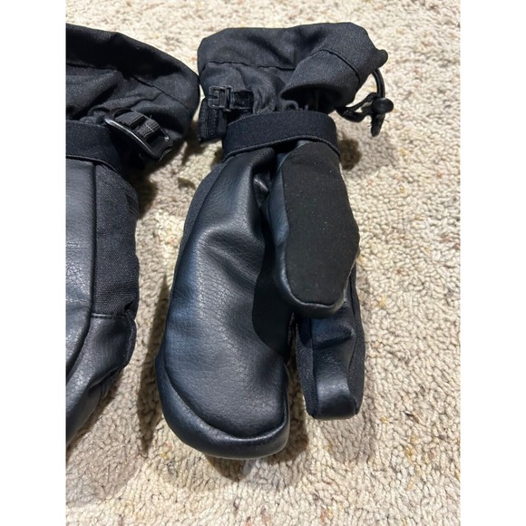 REI Accessories Rei Size S 8 Kids Split Finger Mittens Black Gloves